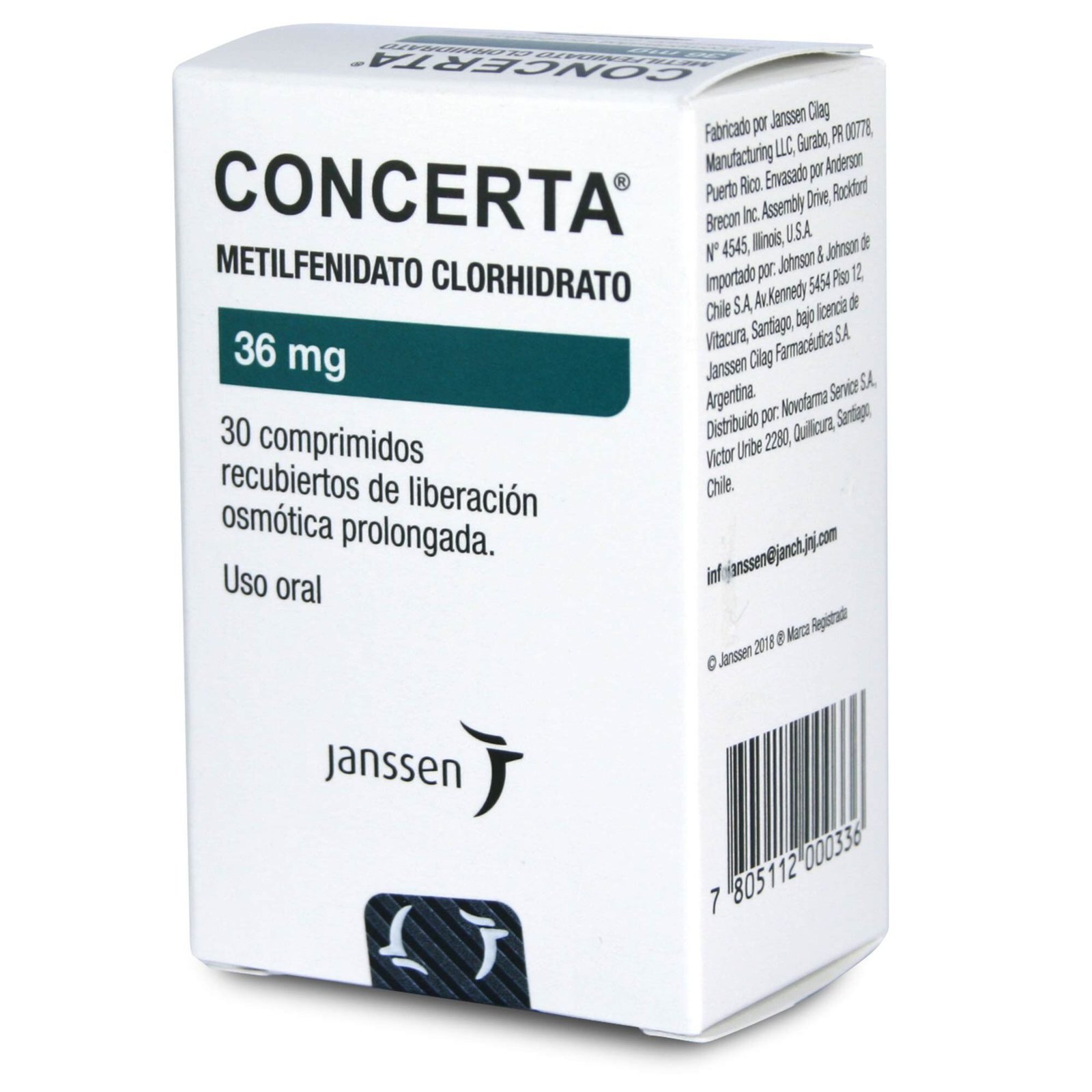 Concerta 36 mg Medikament Kopen